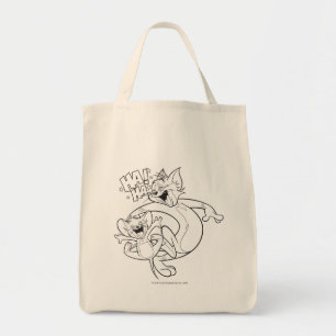 Bolso De Tela Tom Y Jerry   Tom Y Jerry Laughing