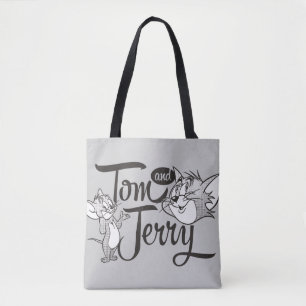 Bolso De Tela Tom Y Jerry   Tom Y Jerry Parece Dulce
