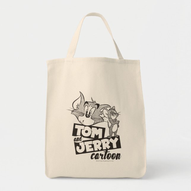 Bolso De Tela Tom Y Jerry | Tom Y Jerry Personalizado (Frente)