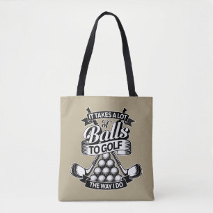 Bolso De Tela Toma un montón de bolas - golf divertido