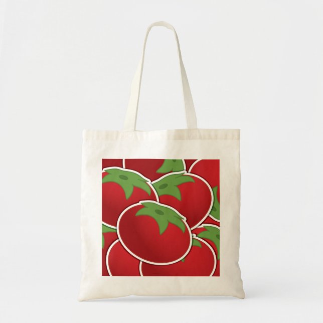 Bolso De Tela Tomate fundido (Frente)
