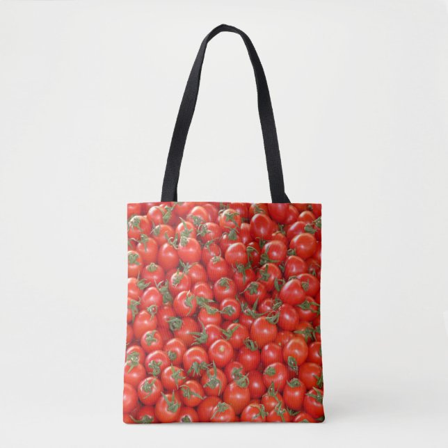 Bolso De Tela Tomates de Vid Rojo (Anverso)