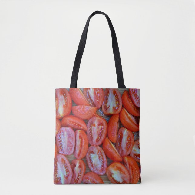 Bolso De Tela Tomates recién cortados (Anverso)