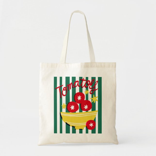BOLSO DE TELA TOMATO LOVE (Frente)
