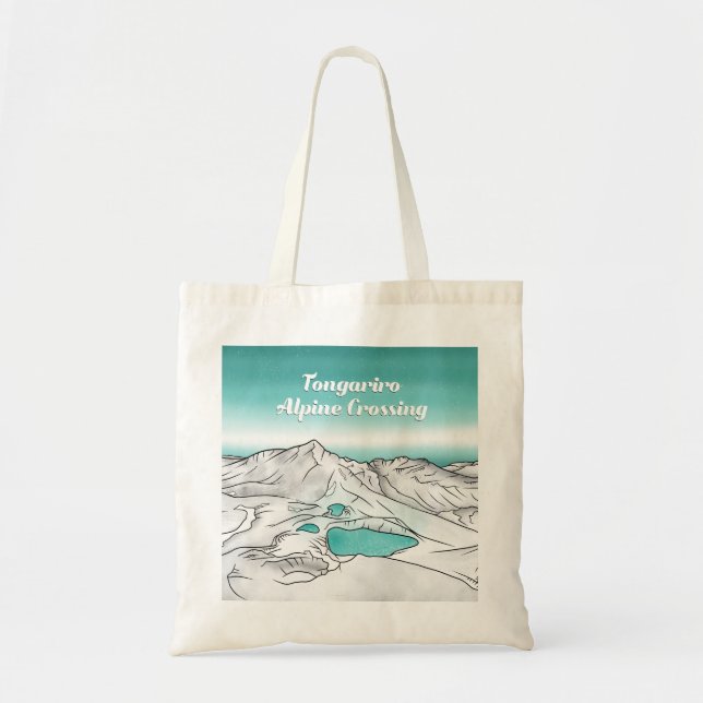 Bolso De Tela Tongariro Alpine Crossing New Zealand (Frente)