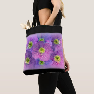 Bolso De Tela Tonos morados