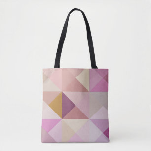 Bolso De Tela Tonos morados Tote moderno de tejido