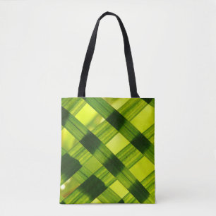 Bolso De Tela Tonos verdes