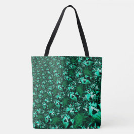 Bolso De Tela Tonos verdes claros y similares a los de relieve