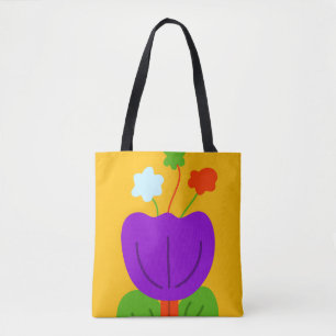 Bolso De Tela Tonos vibrantes