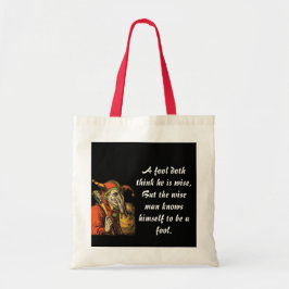 Bolso De Tela Tonto Sabio