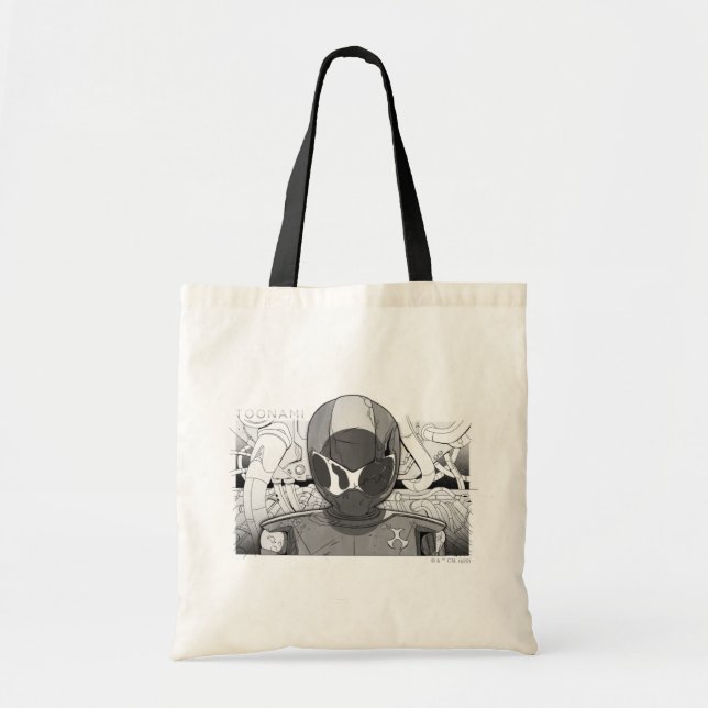 Bolso De Tela Toonami TOM 5 Coundown Comic Parachoque (Frente)