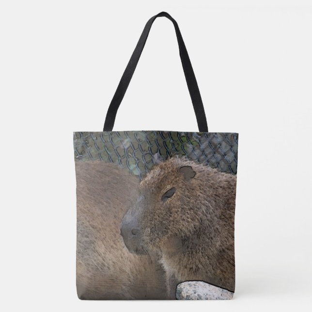 Bolso De Tela toony Capibarah (Anverso)