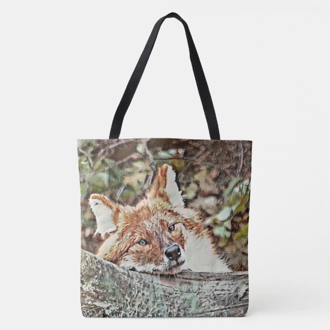 Bolso De Tela Toony Fox (Anverso)