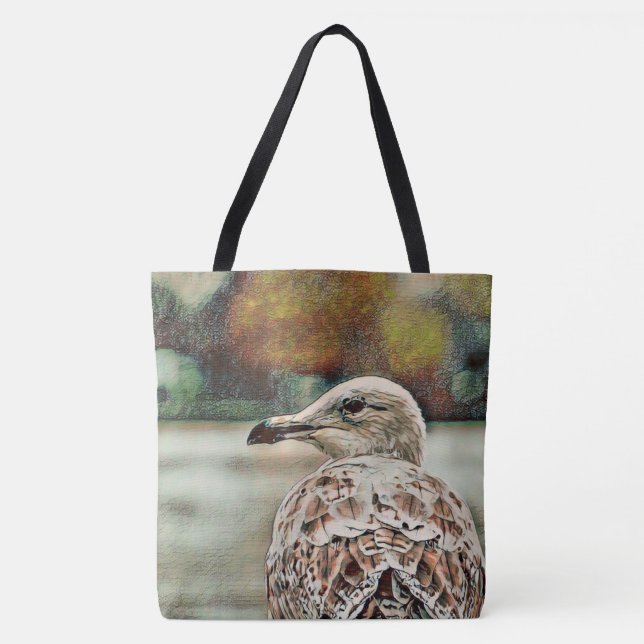 Bolso De Tela toony seagull (Anverso)