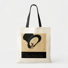 Bolso De Tela Top Hat Rate Year Zodiac Nacimiento Chino Tote Bag