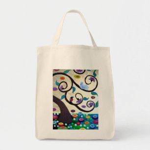 Bolso De Tela Toque de Klimt