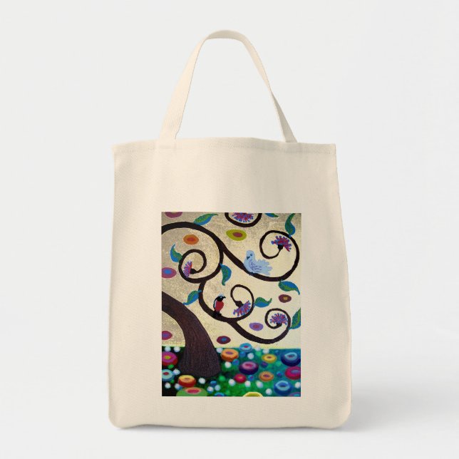 Bolso De Tela Toque de Klimt (Frente)