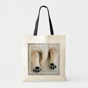 Bolso De Tela Toques de Cachorro de Golden Retriever
