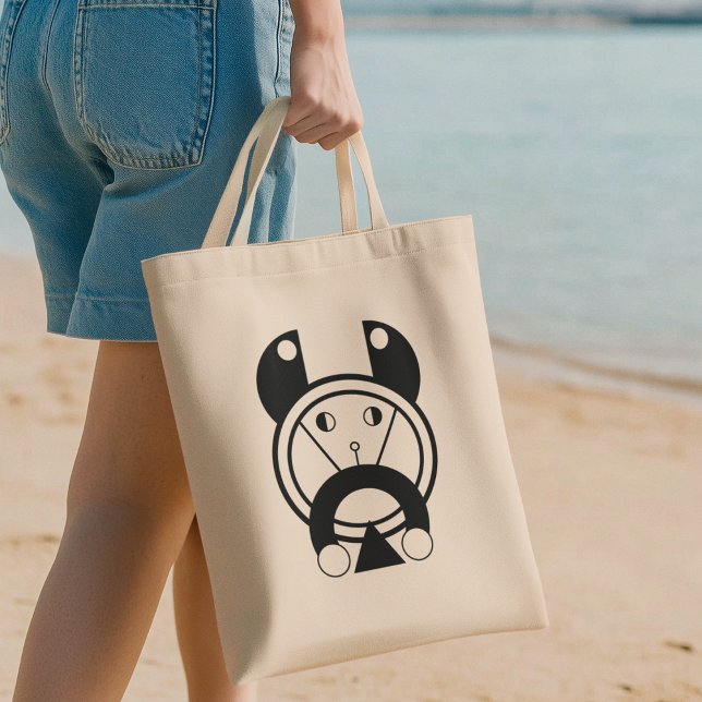 Bolso De Tela Tora Tiger Zodiac Geométrico (Carry everyday essentials with zodiac strength)