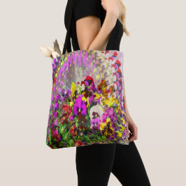 Bolso De Tela Torbellino de Pansies...