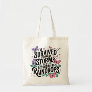 Bolso De Tela Tormentas sobrevivientes Inspiradoras
