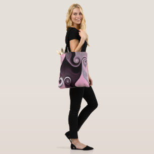 Bolso De Tela Torno Rosa 45