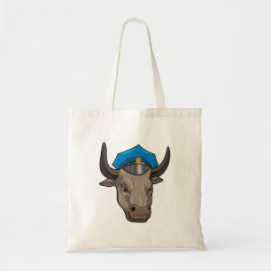 Bolso De Tela Toro como policía