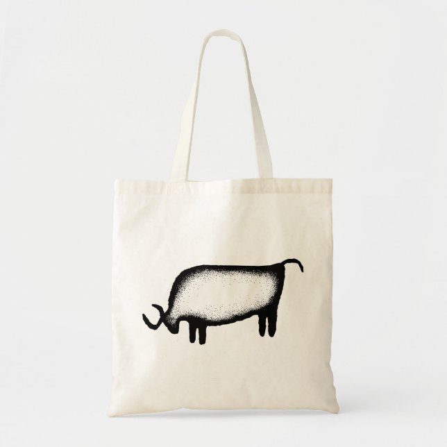 Bolso De Tela Toro - negro (Frente)