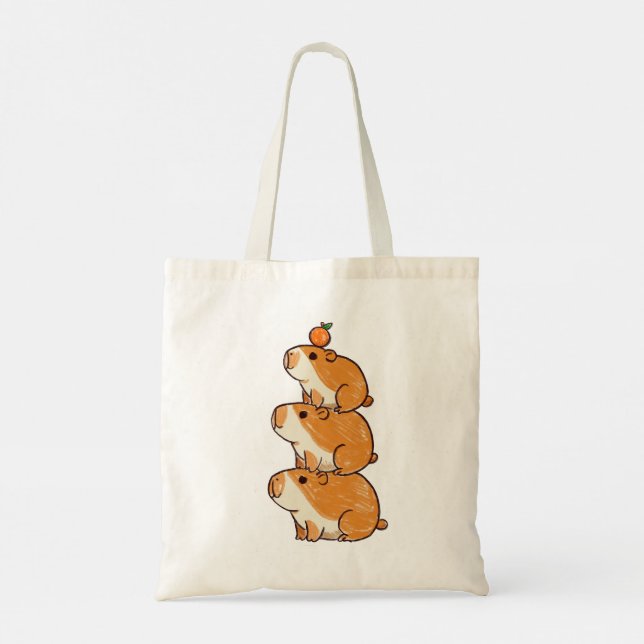 Bolso De Tela Torre Capybara (Reverso)