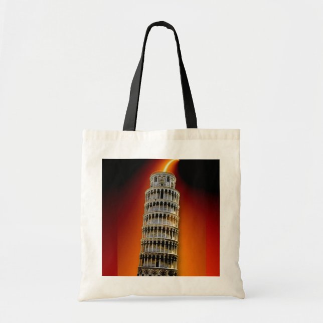 Bolso De Tela Torre de Energía de Pisa (Frente)