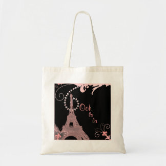 Bolso De Tela torre de estilo parís eiffel de moda giratoria