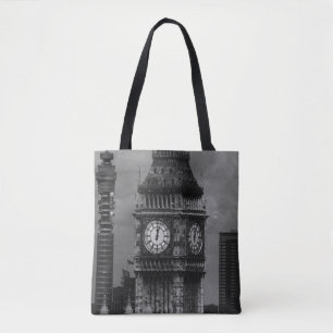 Bolso De Tela Torre de postales de Londres Inglaterra Vieja Gran