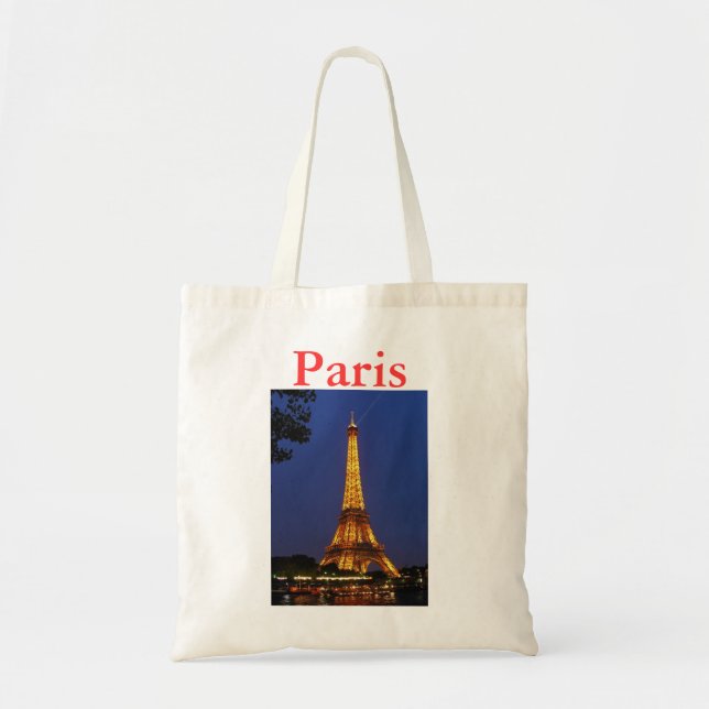Bolso De Tela Torre Eiffel (Frente)
