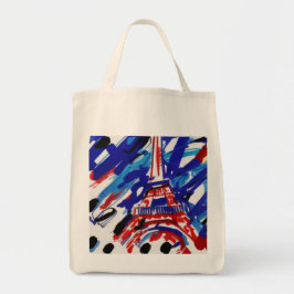 Bolso De Tela Torre Eiffel