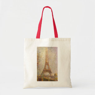Bolso De Tela Torre Eiffel de Georges Seurat, Arte Antiguo Fino