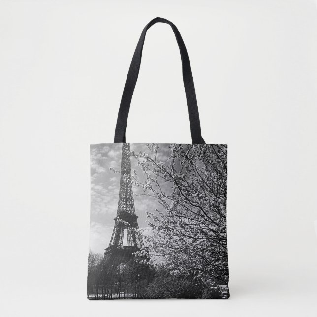 Bolso De Tela Torre Eiffel de París (Anverso)