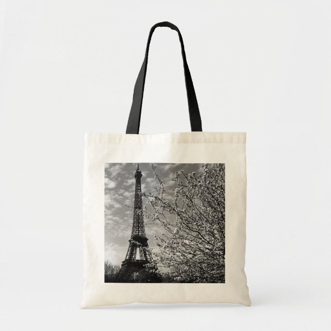 Bolso De Tela Torre Eiffel de París (Frente)