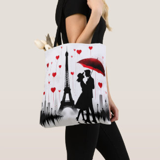 Bolso De Tela Torre Eiffel de París Valentines