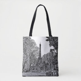Bolso De Tela TORRE EIFFEL tote