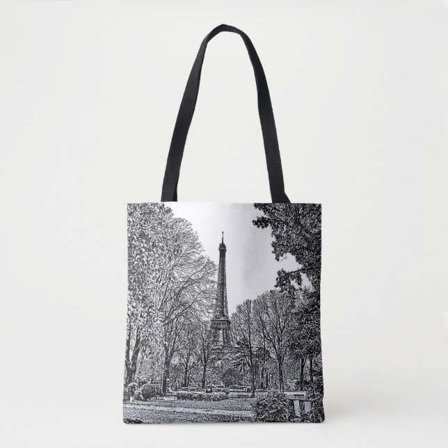 Bolso De Tela TORRE EIFFEL tote (Anverso)