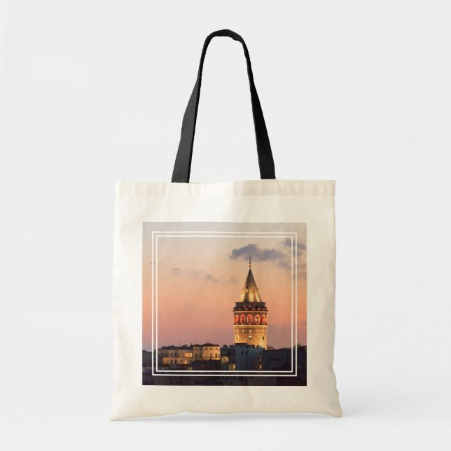 Bolso De Tela Torre Gálata, Estambul (Frente)
