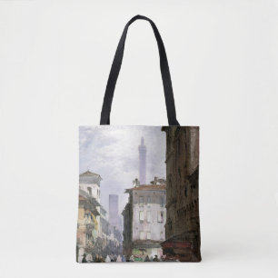 Bolso De Tela Torre inclinada, Bolonia