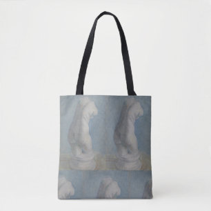 Bolso De Tela Torso de yeso de Van Gogh - Arte clásico azul