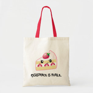Bolso De Tela Torta de la fresa: Resistencia (personalizable!)