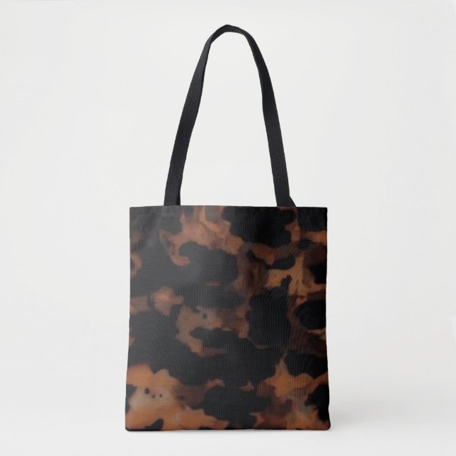 Bolso De Tela TortoisesHell Seamless Pattern, Moda TortoiseShell (Anverso)