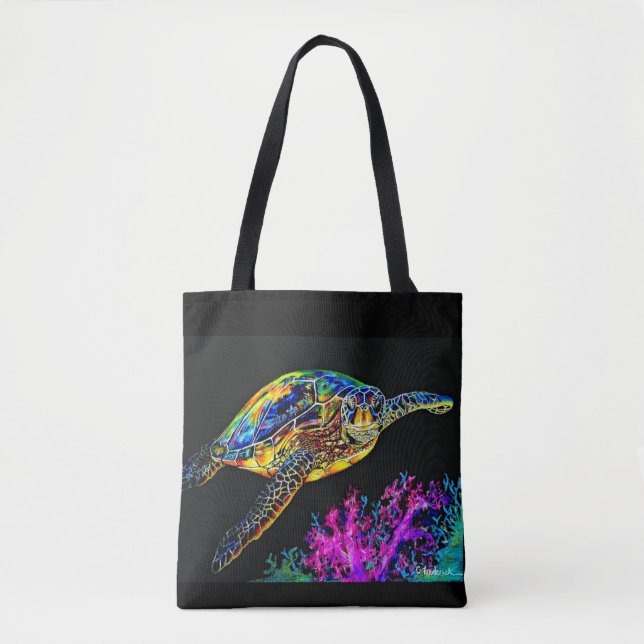 Bolso De Tela Tortuga (Anverso)