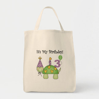Bolso De Tela Tortuga 3 camisetas de cumpleaños y regalos