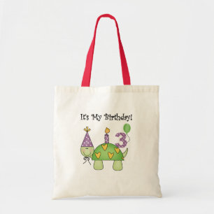 Bolso De Tela Tortuga 3 camisetas de cumpleaños y regalos