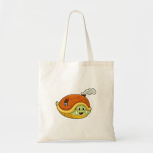 Bolso De Tela Tortuga con caparazón como casa